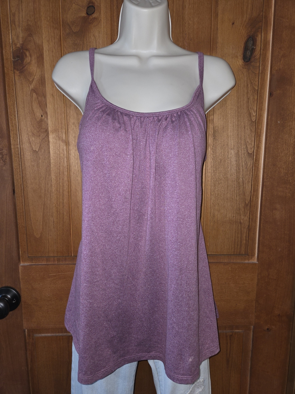 32 Degrees Lavender Purple Tank Top With Built-In Bra
